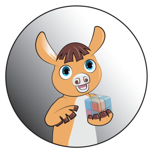 3d icon dreamer donkey